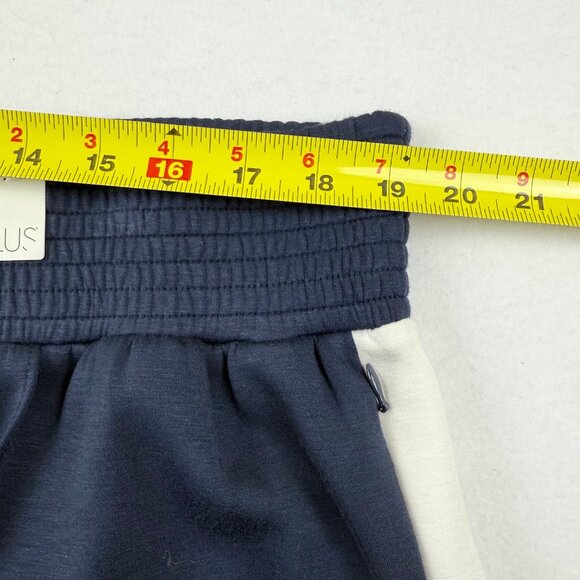 Stylus Womens Navy Platoon/White High-Rise Wide Leg Pants XXL Wide Waistband NWT - Picture 9 of 12